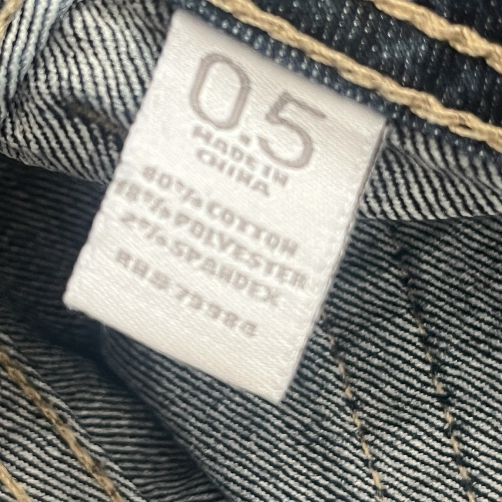 Chico’s Stretch Rolled Crop Blue Jeans Sz S/M (Chico’s 0.5) - Picture 7 of 12